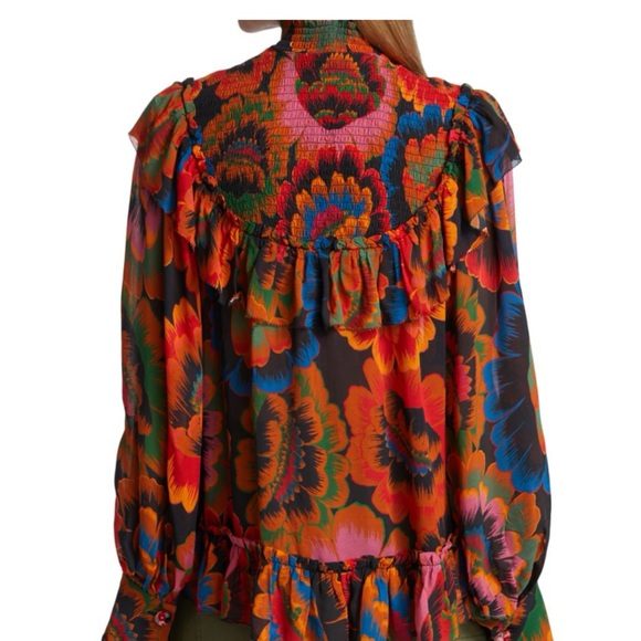 FARM Rio Floral Multicolor Blouse - Picture 3 of 10